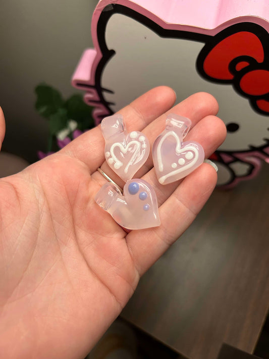 Pink Vday Heart Pendant