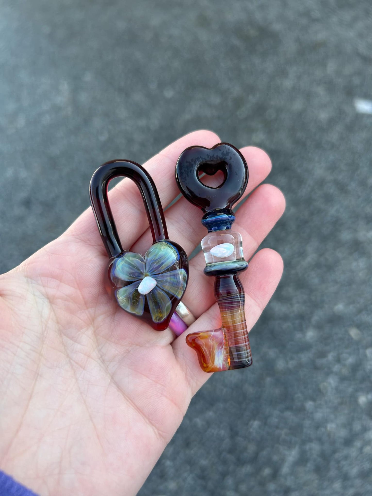 Opal Lock & Key