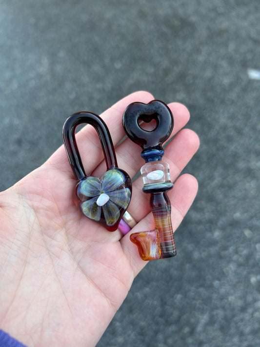 Opal Lock & Key